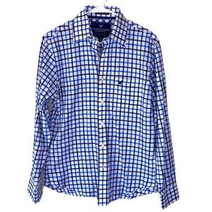 American eagle long sleeve plaid shirt